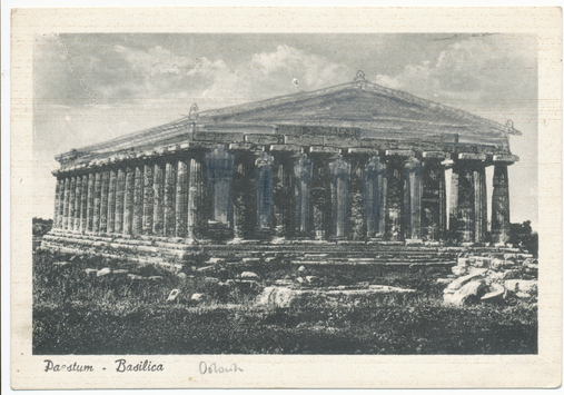 Vorschaubild Paestum: Basilika, Ostseite, mit Ergänzungen von Wolfgang Schöne 